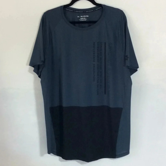 Under Armour Grayish Green & Black Athletics Shirt - Picture 4 of 10